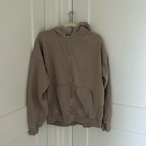 Brandy Melville Taupe Oversized Hoodie